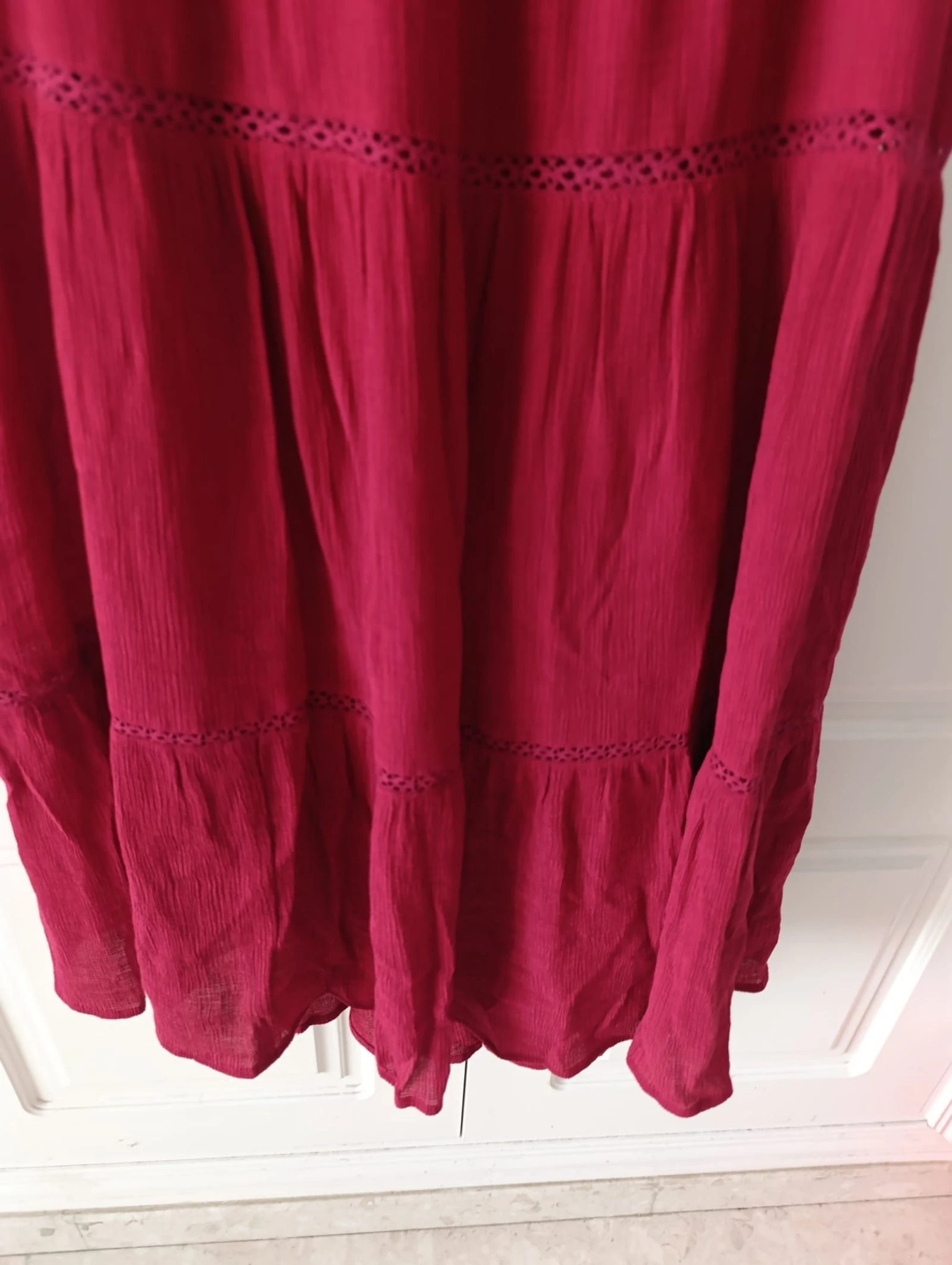 Vestido Zara maxi frambuesa talla XL  – photo 2